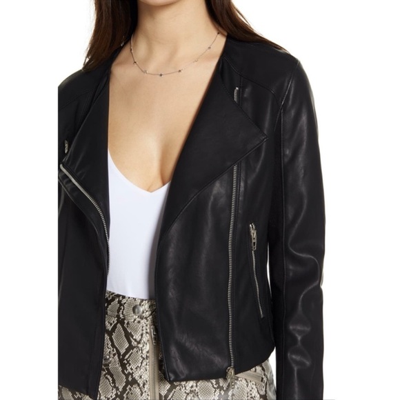 BLANKNYC Denim Record Breaker Collarless Jacket Size Medium - Picture 2 of 10